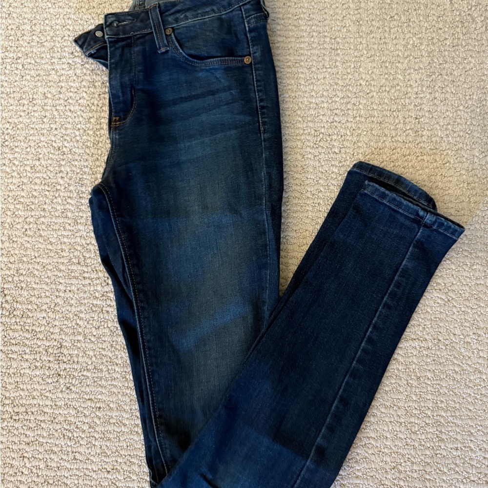 Just Black Dark Blue Skinny Jeans